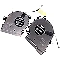 Deal4GO CPU Cooling Fan DFS150705BR0T FKJH w/GPU Fan Set DFS150705AF0T FKGH Replacement for Lenovo Yoga 530-14 530-14IKB 530-14ARR Flex 6-14