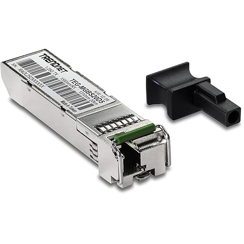 TRENDnet SFP to RJ45 Dual Wavelength Single-Mode LC Module,TEG-MGBS20D5, Must Pair w/TEG-MGBS20D3 or a Compatible Module, Up to 20 km (12.4
