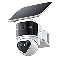 aosu T2 Pro Solar Security Cameras Wireless Outdoor, 3K Dual Cam No Blind Spot Security Camera for Home, 170° Wide + 360° PTZ, AI Human Vehicle