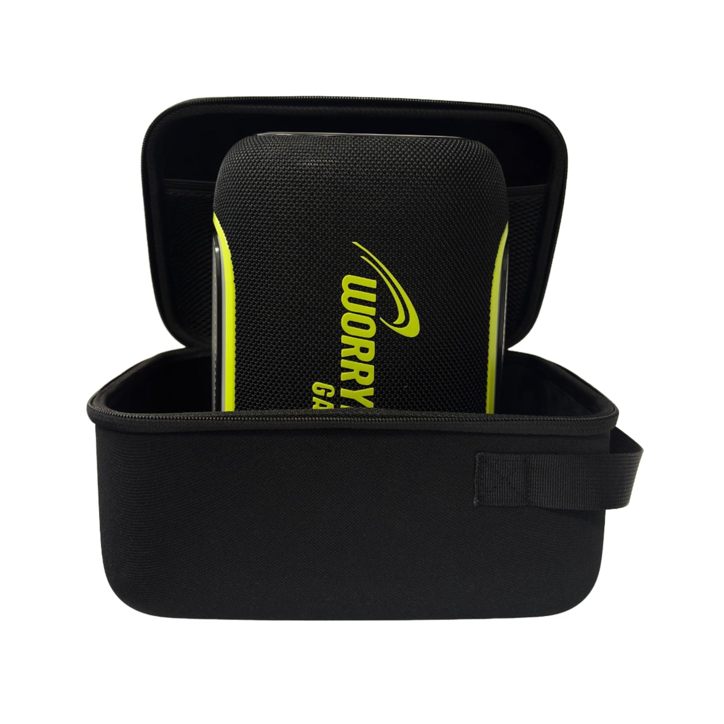 Portable Bluetooth Speaker 65W, IPX6 Waterproof, LED Lights, Bass Sound with Carrying Case, Black