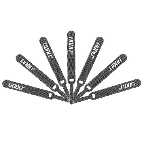 UDOLI 50 PCS Reusable Cable Ties, Fastening Wire Management Straps, Cord Tapes Wraps Rope Holder, Update Cable Organizer Tool Perfect for Home, Office
