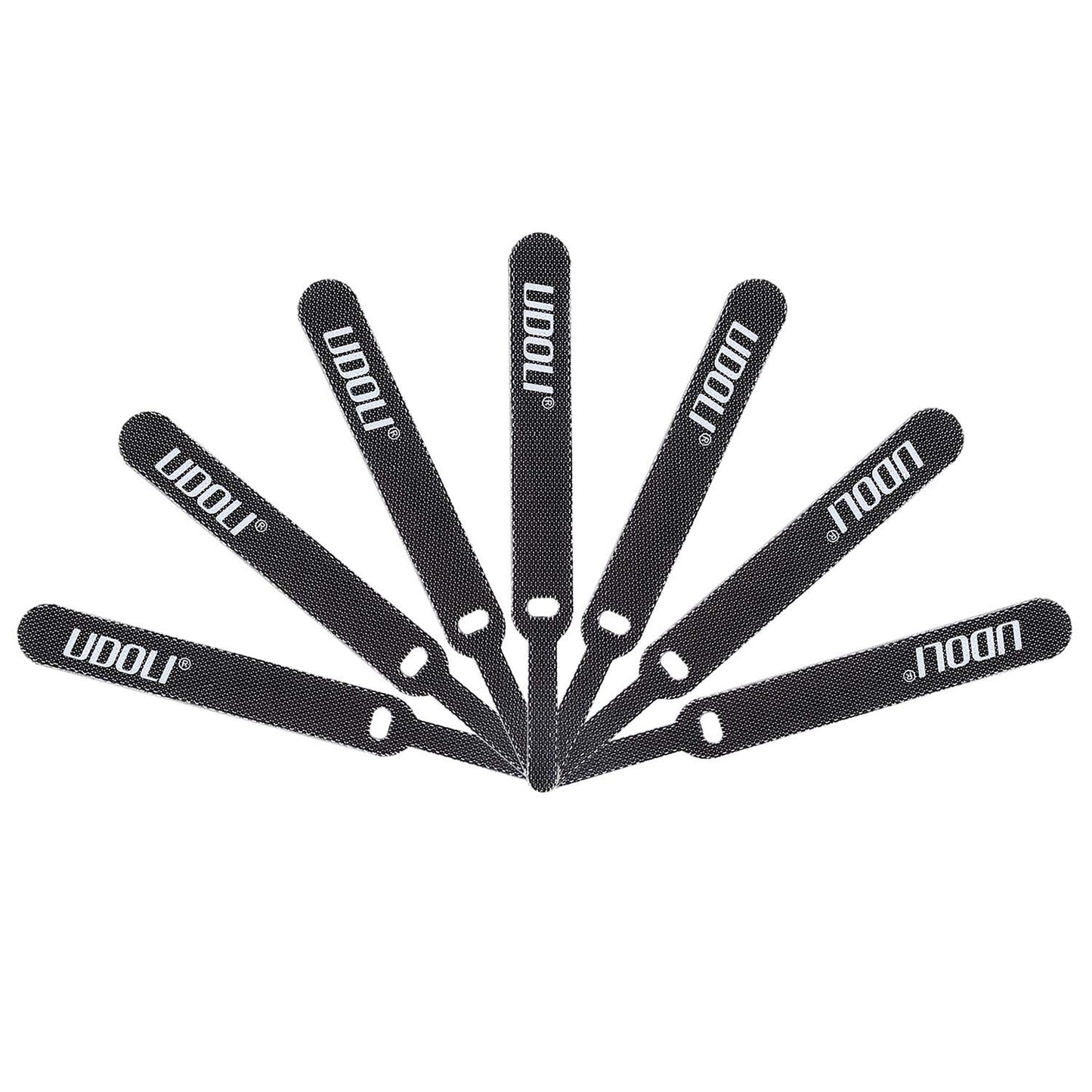 UDOLI 50 PCS Reusable Cable Ties, Fastening Wire Management Straps, Cord Tapes Wraps Rope Holder, Update Cable Organizer Tool Perfect for Home, Office