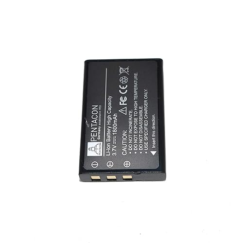OCTelect NP-120 Rechargeable Battery Power Backup Replacement 1800mAh for Ordro Andoer D395/V7/V7PLUS/AC1/AC3/AC5/V12 Camcorders