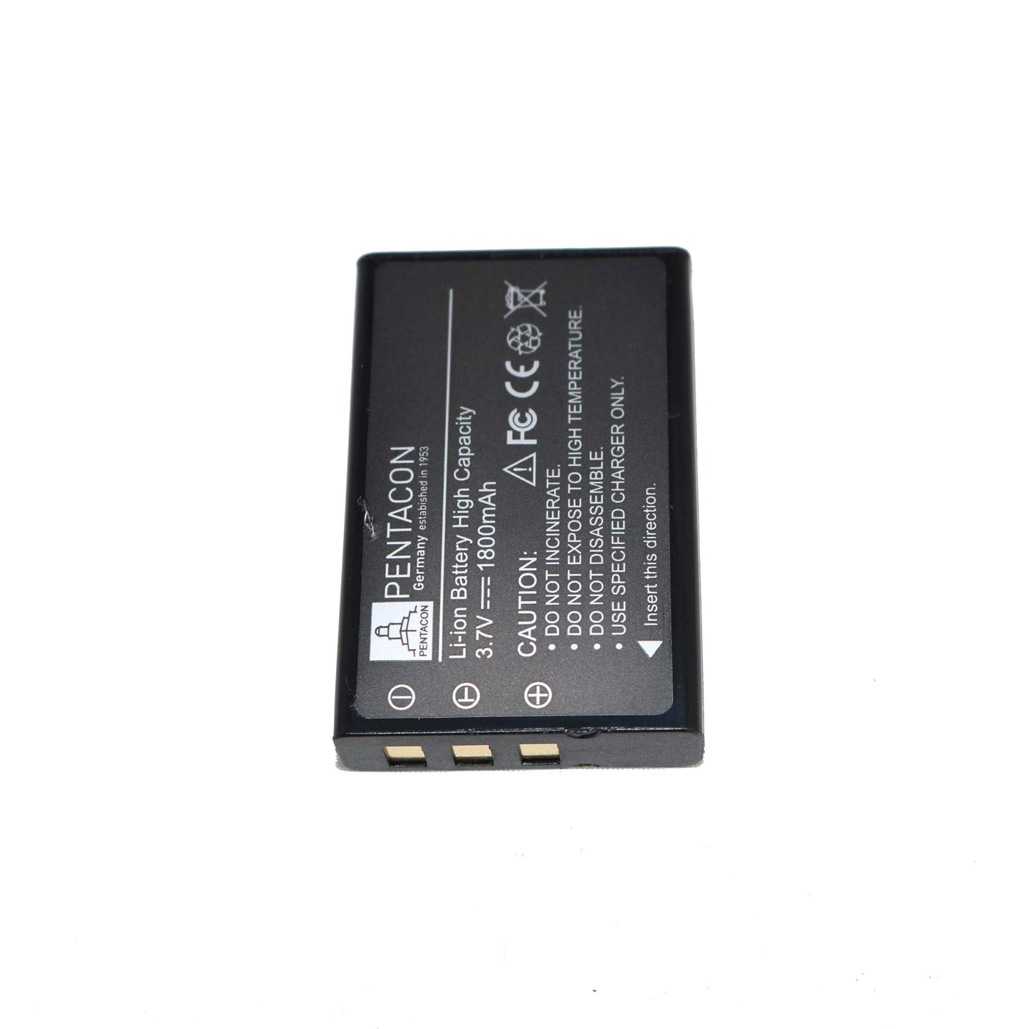 OCTelect NP-120 Rechargeable Battery Power Backup Replacement 1800mAh for Ordro Andoer D395/V7/V7PLUS/AC1/AC3/AC5/V12 Camcorders