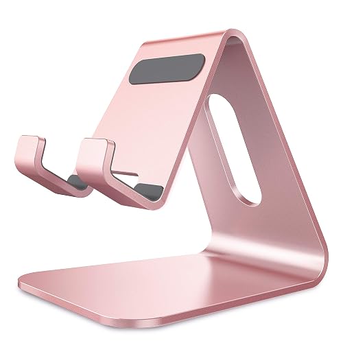 CreaDream Cell Phone Stand, Cradle, Holder, Aluminum Desktop Stand Compatible with Switch, All Smart Phone, iPhone 15 14 13 12 Pro Max Plus Mini Xr X