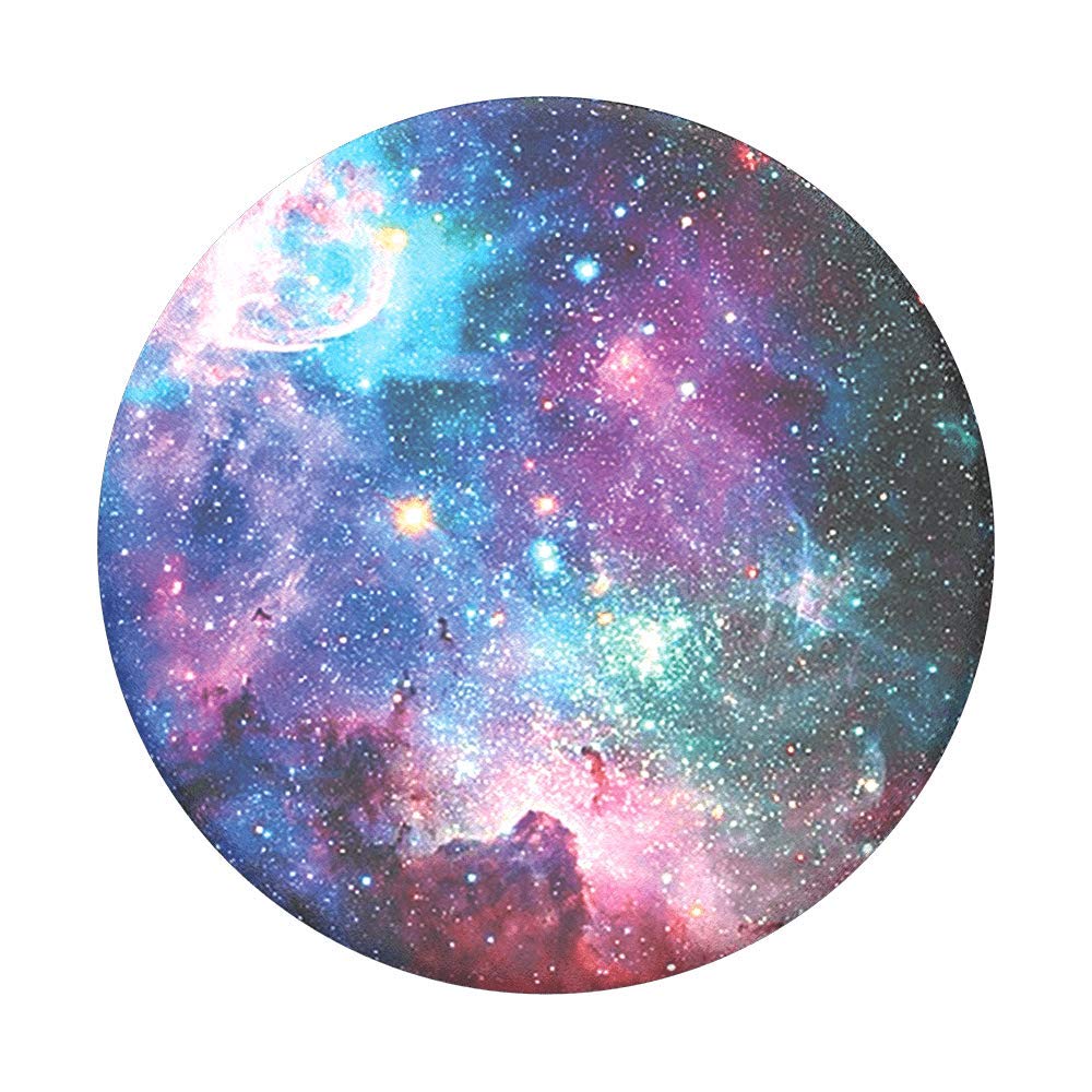 PopSockets Adhesive Phone Grip, Holder, Phone Stand, Blue - Blue Nebula