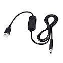 SinLoon 3.28ft USB 5V to DC 12V Converter Step Up Voltage Converter Power Cable,for Camera, Desk lamp, Speakers, Blue Tooth Headset, and Other 5V…