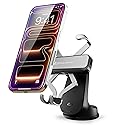 Bracketron AutoGrip Dash & Window Mount- Phone Mount for Car with One-Handed Operation, Universal Cell Phone Holder Car for Dashboard, and Window Fits