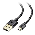 Cable Matters Mini USB to USB A Cable - 6ft, Mini B 2.0 Cable Compatible with PS3 Controller, Garmin Nuvi, GoPro Hero 3+, Blue Yeti/Snowball iCE Mic