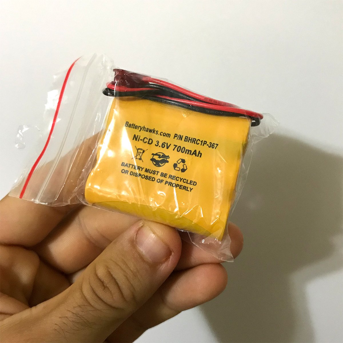 (5 Pack) CUSTOM-93 NNYXSB LPX70RWH 3.6V 700MAH Exit Sign Emergency Light NiCad Battery Replacement SL 026148 SL 026-148 3.6v 600mah NIC0553 ANIC0553…