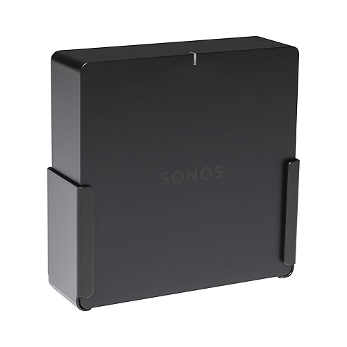 HIDEit Mounts Port Wall Mount for Sonos Port - Made in USA Black Steel Mount for Sonos Port Music Streamer