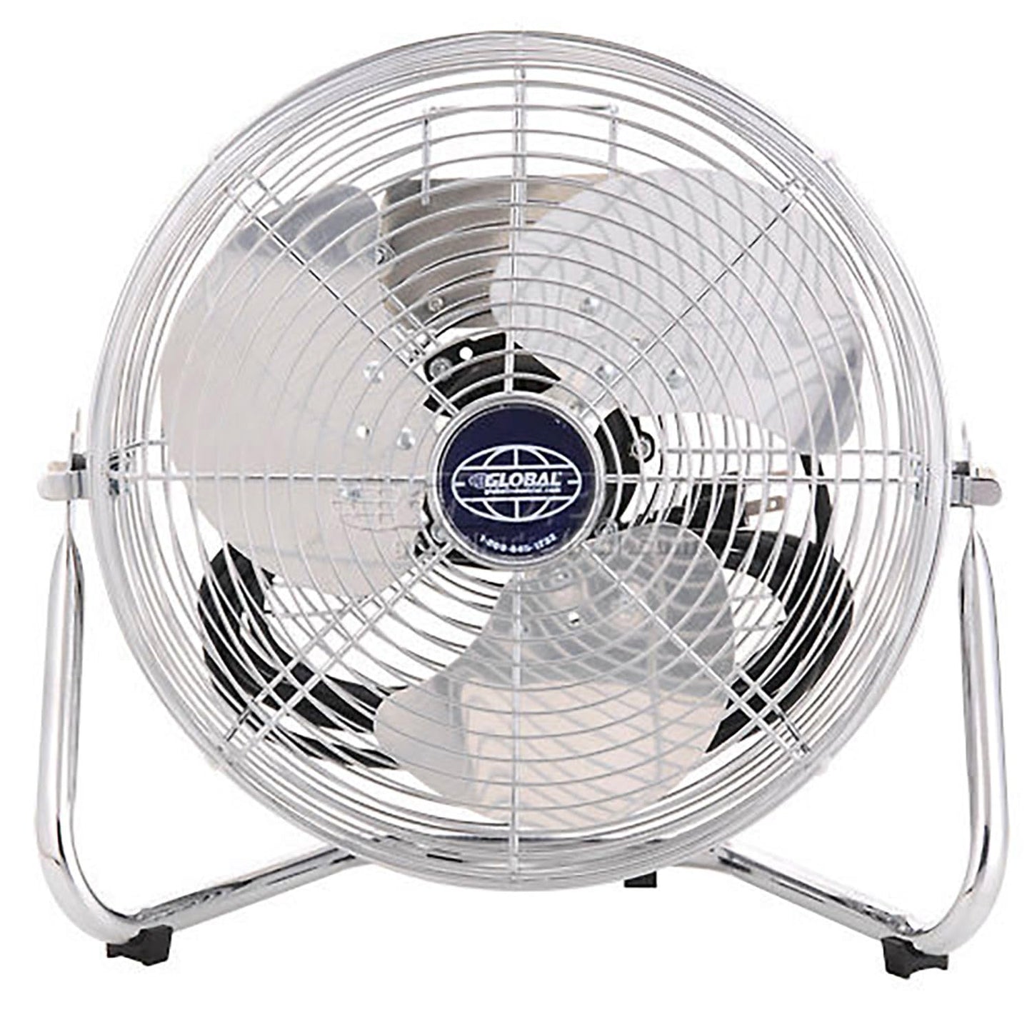 Global Industrial 12" Diameter Industrial Floor Fan with Pivoting Head
