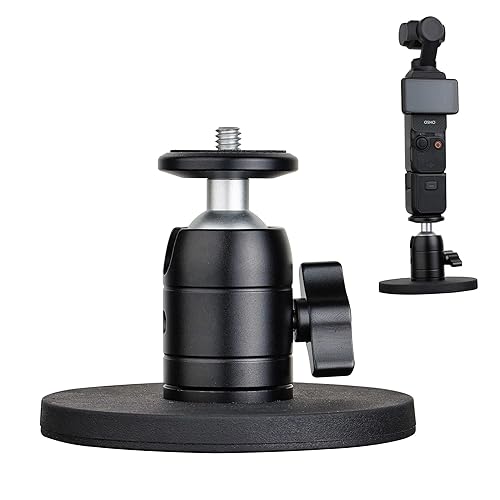 Max Load 4kg / 8.8lb Magnetic Car Mount, with Metal Camera Ball Head for Action 6, OSMO Pocket 3, Insta360 Cameras