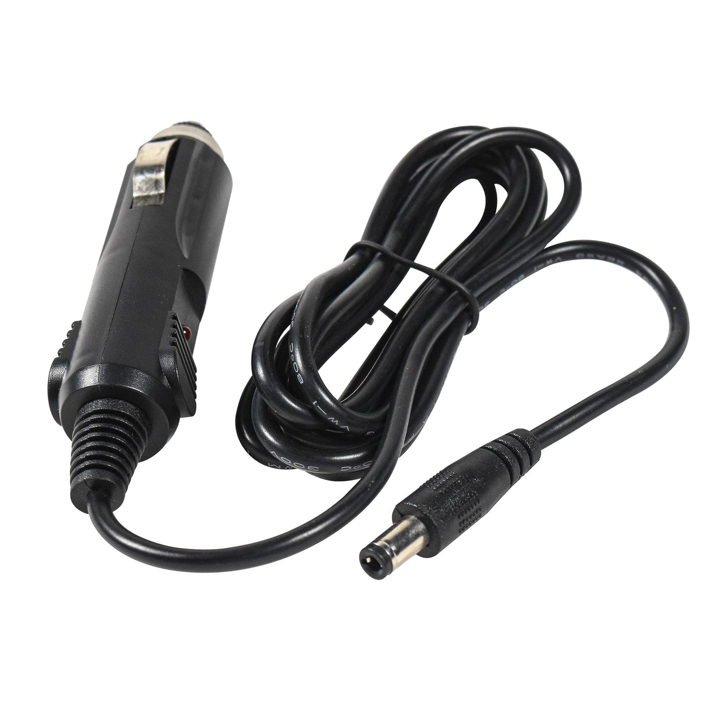 HQRP 2.1mm x 5.5mm Car Charger fits TVs, Radio, Boombox, Handheld Scanner, Radar Laser Detector, Portable DVD Player, Speakers GPS with A Cigarette