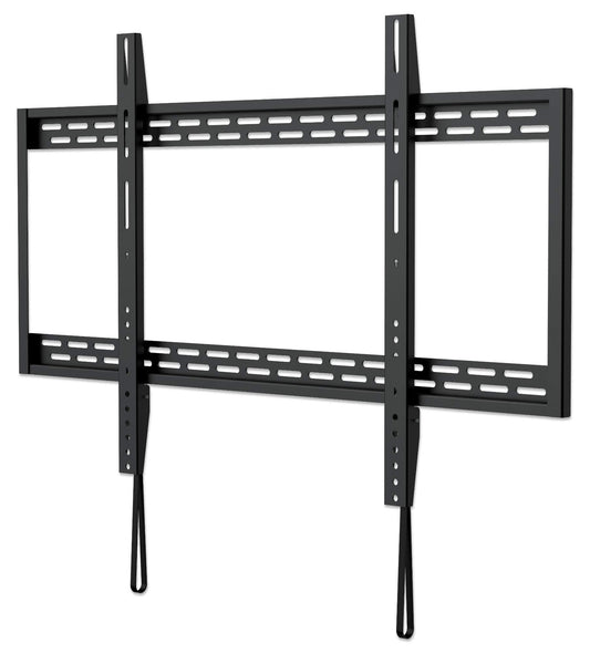 Manhattan 461993 Slim Fixed Wall Bracket LED LCD TV 60-100" Black