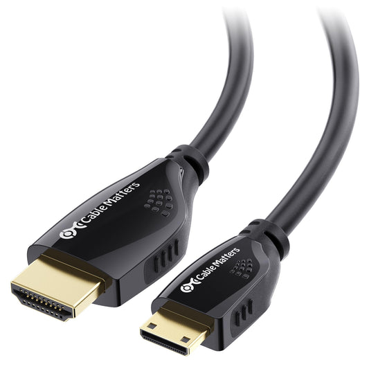 Cable Matters High-Speed Long 4K Mini HDMI to HDMI Cable - 25ft, HDMI2.0 Ready for Tablets, Nikon, Sony, Canon DSLR, Raspberry Pi Zero