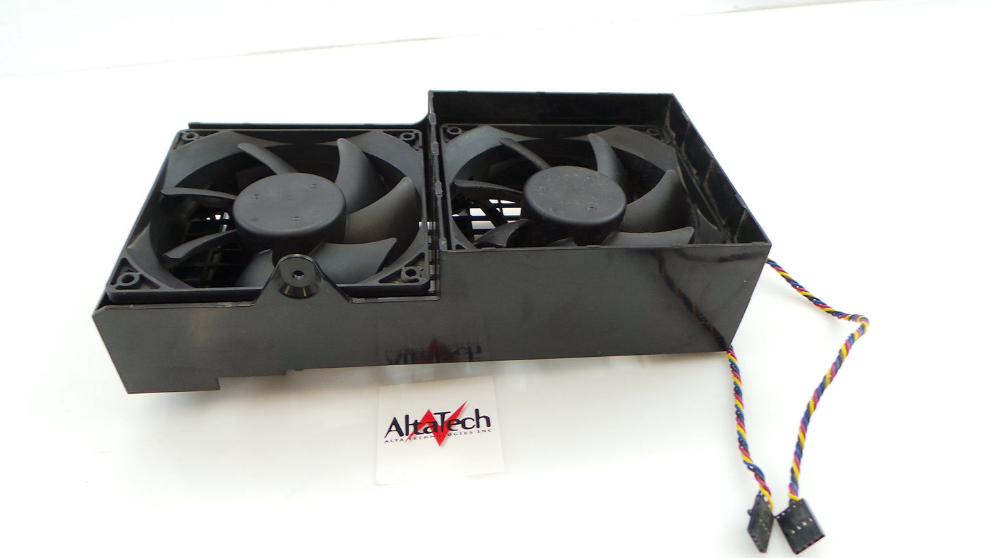 Dell Precision T3500 Dual Fan Assembly - 2x 35W 2V 3500RPM Plastic Computer Cooling Fans for Desktop