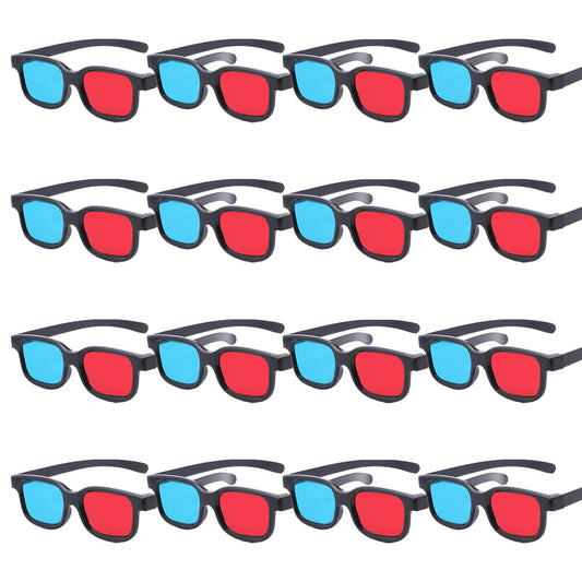 Red-Blue 3D Glasses, 3D Viewing Glasses For Viewing 3D Movies/Games And Pictures In Red-Blue Formats, Compatible With Ordinary Computer
