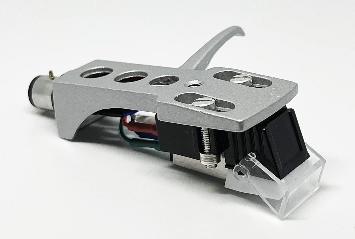 Cartridge and Stylus, Conical needle and Silver Headshell HSSS with mounting bolts for Numark TT1625, TT1520, TT100, TT, TT1, TT2, Limit