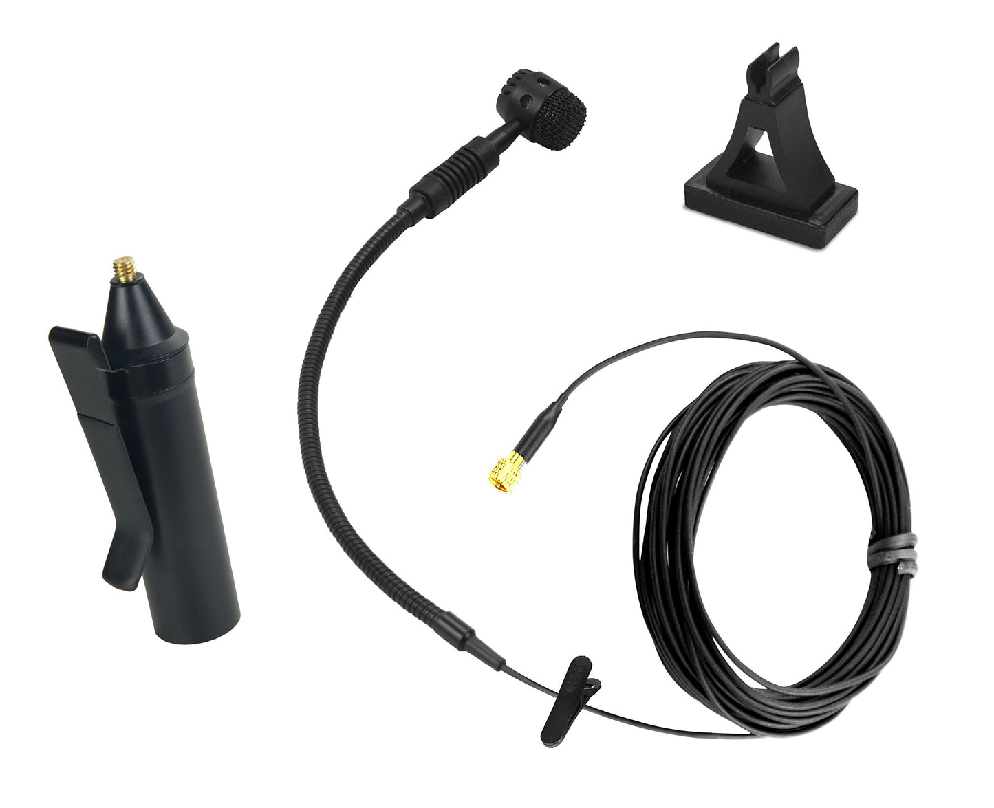 HEIMU Clip On Instrument Condenser Microphone + Universal Clip (for Piano)