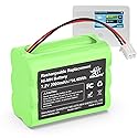 melasta 2000mAh Replacement Battery Suitable for 2GIG BATT1X BATT2X BATT1 GC2 2GIG-CNTRL2 2GIG-CP2 GCKIT311 Go Control Panel Security System Alarm