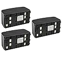 Kastar 3-Pack Ni-MH Battery 6V 4800mAh Compatible with Sony CCD-TRV21E CCD-TRV22 CCD-TRV24E CCD-TRV29 CCD-TRV30 CCD-TRV30E CCD-TRV31 CCD-TRV312