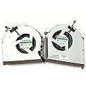 Fleshy Leaf New CPU+GPU Cooling Fan Replacement for HP OMEN 17-CB 17-CB0063TX 1005TX 17-CB0030NR 17-CB0070NR 0092NR 17T-CB0000 TPN-C144 GTX1660 Series