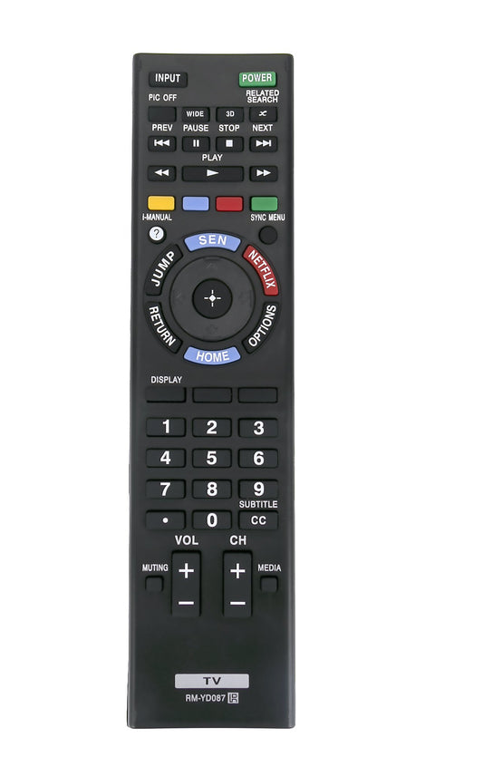 New Replaced RM-YD087 Remote Control for Sony BRAVIA LCD/LED TV KDL-55W802A KDL-55W900A KDL-55W950A KDL-65S990A KDL-65W850A