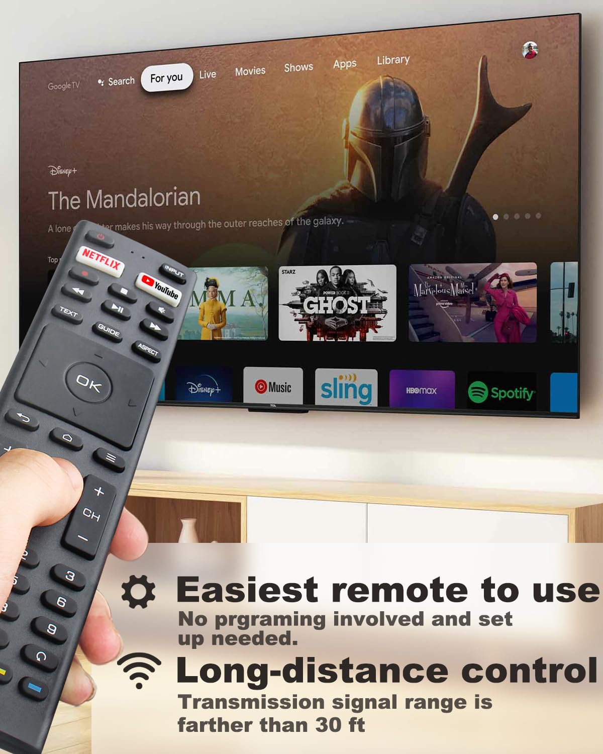 RM-C3329 for Konka TV Remote Control: for JVC Control for Smart 4K Android TV for ANAM RM-C3363 RM-C3369 32H31A 40H33A 43U55A 50Q75A 50U55A 55Q75A