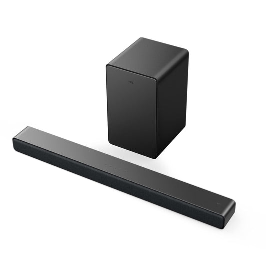 TCL 3.1ch Sound Bar with Wireless Subwoofer (Q6310, 2023 Model), Dolby Audio, DTS Virtual:X, Built-in Center Channel Speaker, Auto Room Calibration