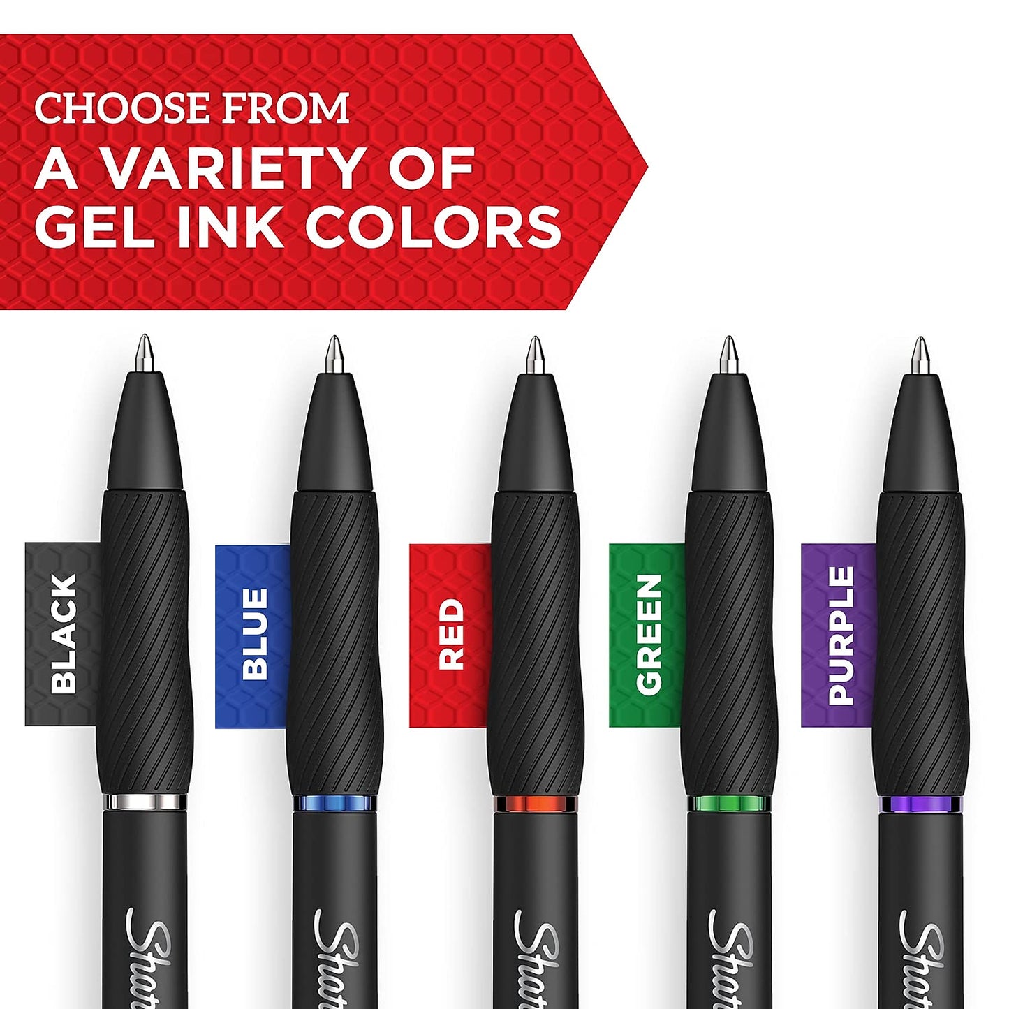 Sharpie S-Gel BOLDPT Black 4CT