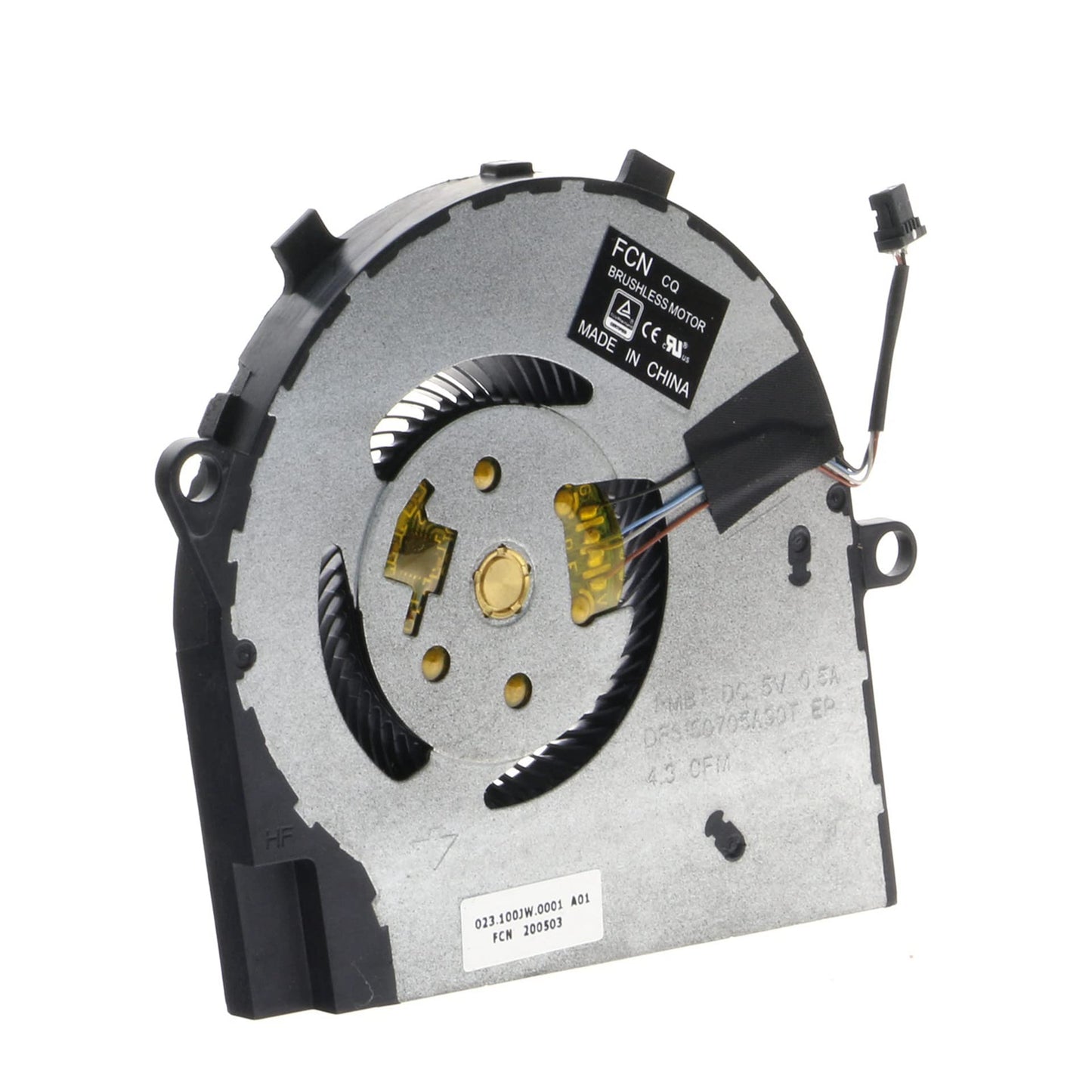 0R6YTH CPU Cooling Fan Replacement for Dell Inspiron 14 5401 5402 5405 5408 Vostro 14 5402 R6YTH 023.100JW.001 PB6707S05HN2 DC5V