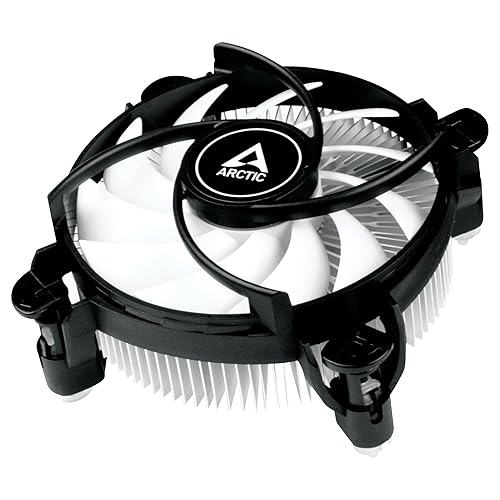 ARCTIC Alpine 17 LP - Low-Profile Intel CPU Cooler, Intel LGA 1700, 92 mm PWM Fan, Low Installation Height: 42.9 mm, 4-pin Connection, 300-3000 RPM