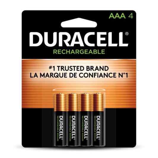Duracell Precharged Recharg. Battery,AAA (Pack of 2)