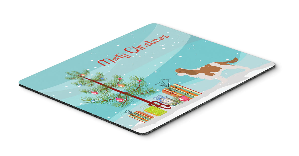 Caroline's Treasures BB2967MP Cavalier King Charles Spaniel Merry Christmas Tree Mouse Pad, Hot Pad or Trivet for Home Office Gaming Working Computers