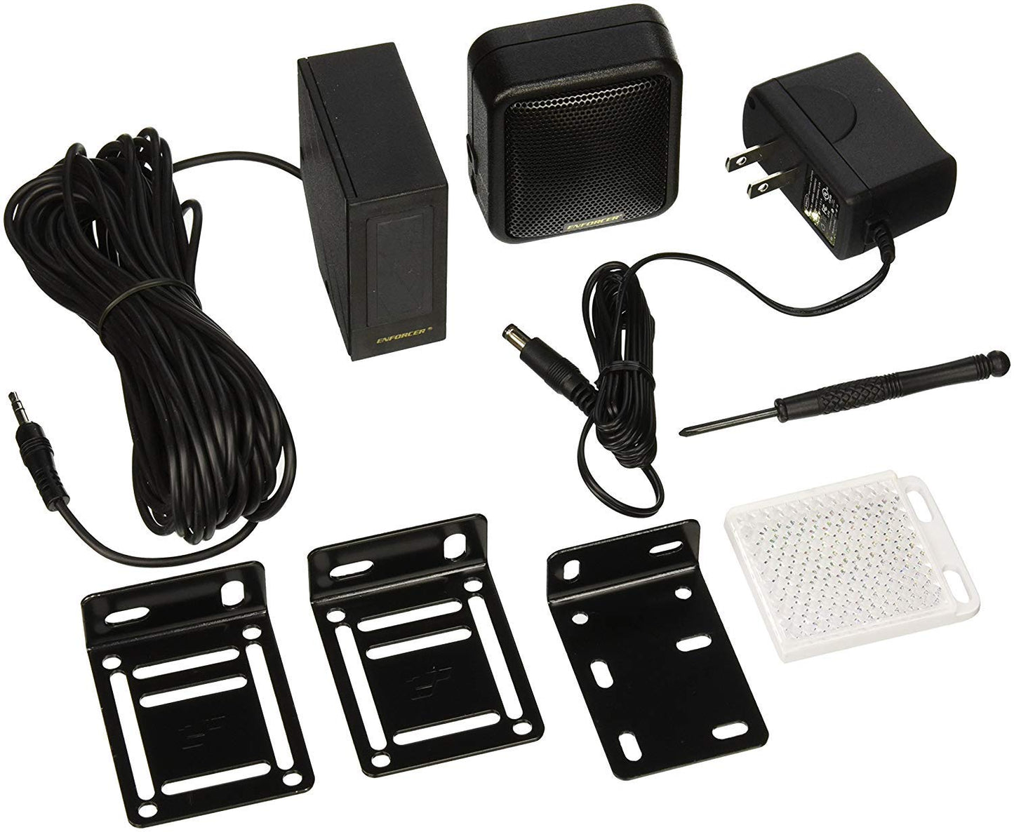 Seco-Larm E-931CS22RRCQ Enforcer NIR Retro-Reflective Entry Alert System, Up to 22 ft of Sensing Range, Speaker Volume Adjustment, Adjustable Sounding