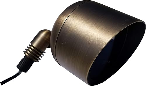 illuminous Professional Quality 12V Outdoor Landscape Light, Constructed of Solid Brass. PAR36 12V SPOT Light with 1M Wire and Spike
