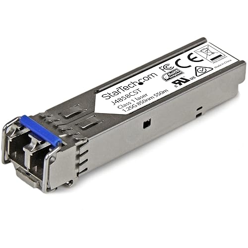 StarTech HP J4858C Compatible Transceiver Module Gigabit Fiber SFP 0.5" x 0.6" x 2.2"