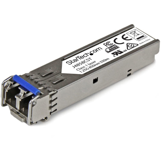 StarTech HP J4858C Compatible Transceiver Module Gigabit Fiber SFP 0.5" x 0.6" x 2.2"