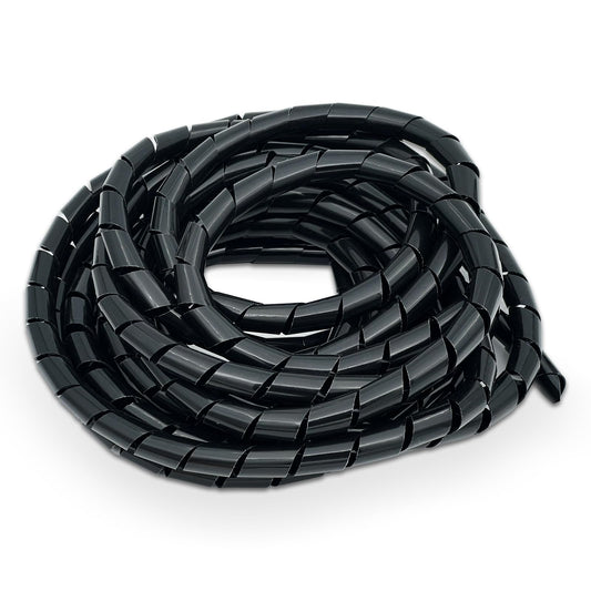 Brvlsoc Spiral Cable Wrap - 20 Ft Durable PE Cord Sleeve for Computer, TV, and Electrical Wire Organization