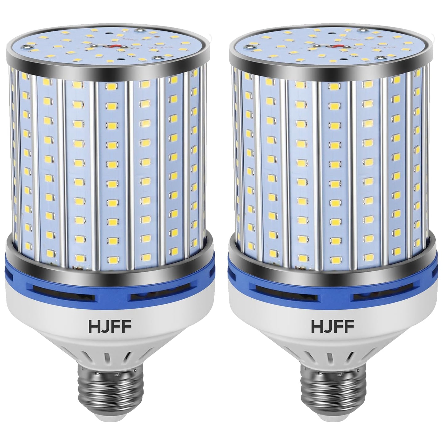 HJFF 2 Pack Led Light Bulb 700W Equivalent 11000 Lumen 6000K Led Corn Light Bulb E26/E27 Medium Base 70W led Bulb for Outdoor Indoor Led Corn Bulb