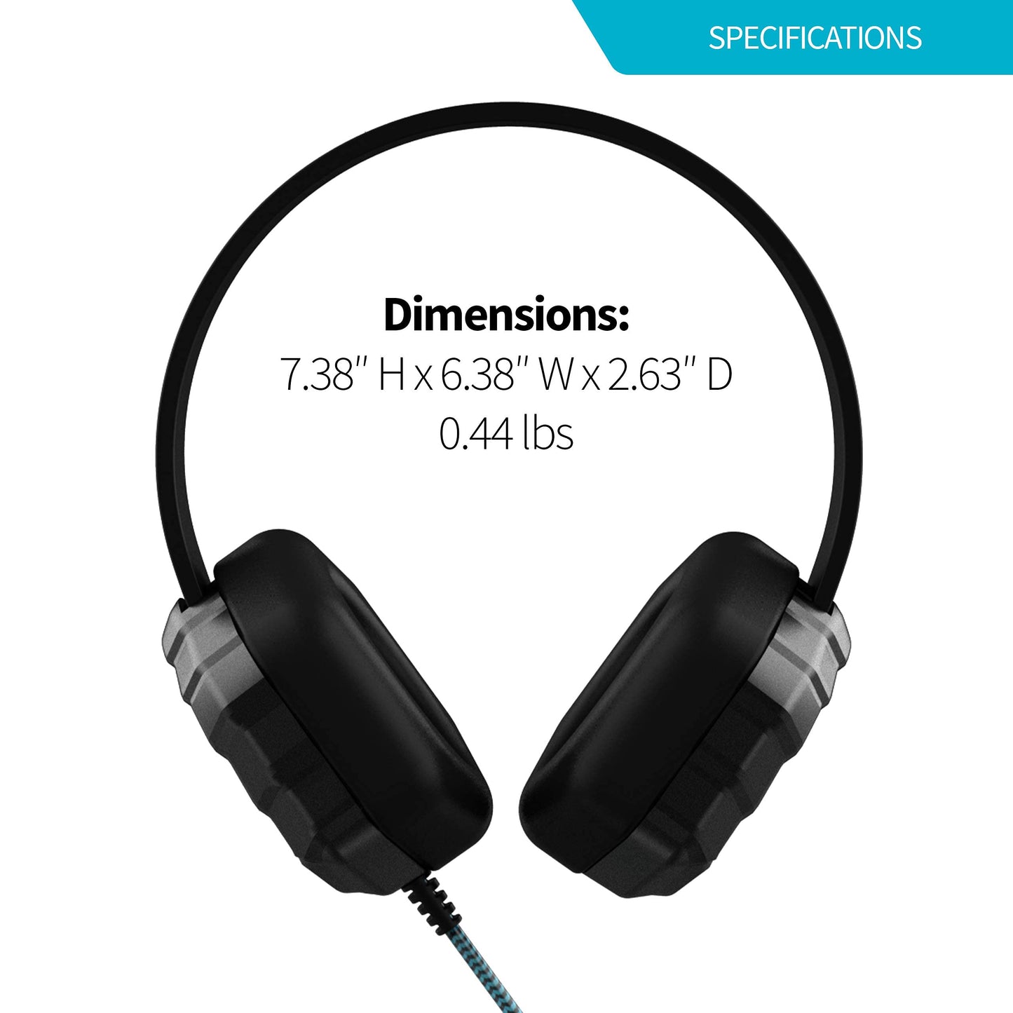 Gumdrop DropTech B1 On-Ear Headphone. Designed for K-12 Students, Teachers and Classrooms - Drop Tested, Rugged and Reliable for an Enhanced…