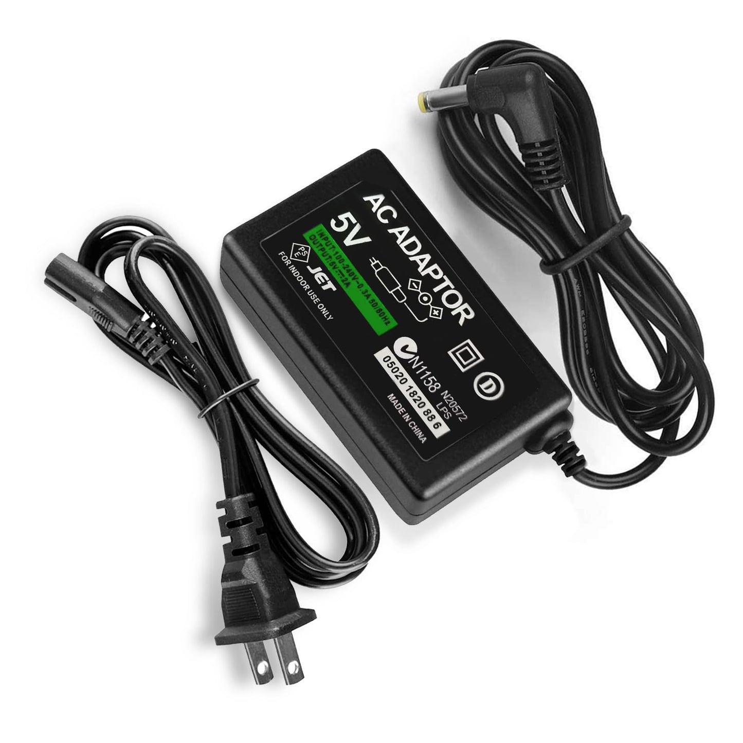 Replacement PSP Charger AC Adapter 5V Compatible with Sony PSP 1000 PSP Slim & Lite 2000 3000 PSP-110 PSP-1001 Series PSP-1001, 2001, PlayStation…