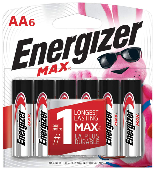 Energizer E91BPF-6 Max 6-Count AA Batteries