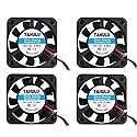4pcs 3D Printer Fan 12V, 40mm 12 Volt Fan 0.08A DC Mini Quiet Cooling Fan 40X40X10mm Cable for 3D Printer, DVR and Other Small App liances Series