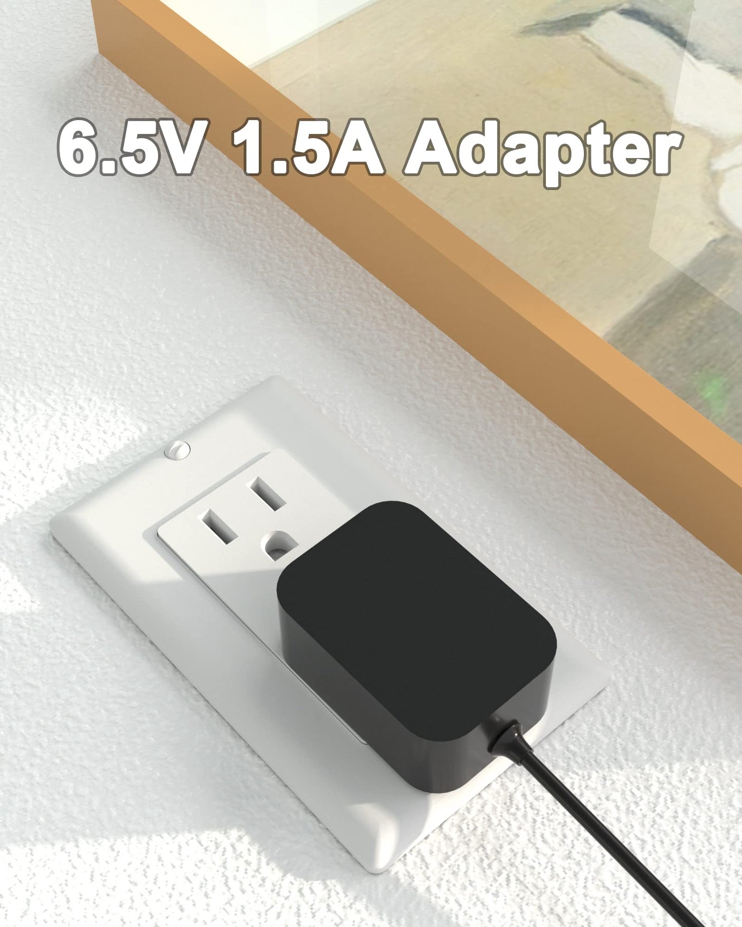 WUKUR Replacement for Blackstar Fly 3 Power Supply Compatible with 6.5V Blackstar Fly3 PSU1FLY SW10-06501500-W Guitar Bass Amp AC Adapter
