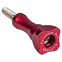 Fotodiox GoTough 35mm Red Metal Thumbscrew Compatible with GoPro HERO3, HERO3+, HERO4, HERO5, HERO6, HERO7 2-Prong Mounting System Pro