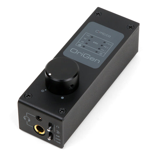 Micca OriGen G3 HiFi USB and Optical DAC Amp for Headphones and Powered Speakers, 24-Bit/192kHz, Earphone Amplifier, Preamp, Volume Control