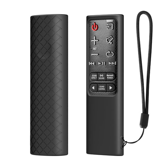 JCMOYUTY Silicone Case Cover for Samsung AH59-02733B AH59-02692E AH59-02692F AH59-02692P AH59-02631A AH59-02632A Soundbar Remote, Black Sleeve