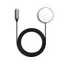 Satechi USB C Magnetic Wireless Charging Cable (Magnetic Wireless Charger) - Compatible with iPhone 16 Pro Max/16 Pro/16/16 Plus, iPhone 15 Pro Max/15